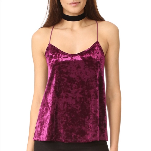 Velvet Racerback Cami - Picture 1 of 5